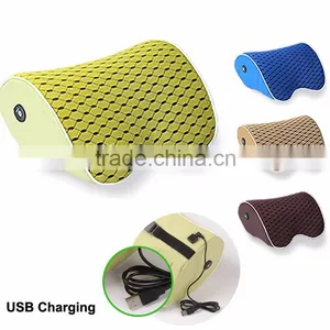 Multifunction USB Head and Neck Rest USB Car Massage Pillow thumbnail-4