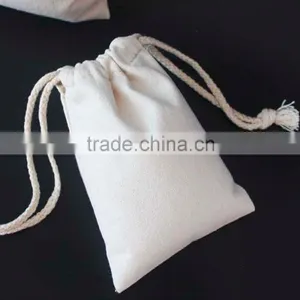 Custom Canvas and Cotton Drawstring Bag thumbnail-4