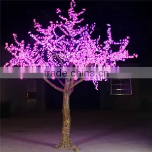 Fake Tree Cherry Blossom Tree Artificial Plant Santa Claus Led Outdoor Light thumbnail-1