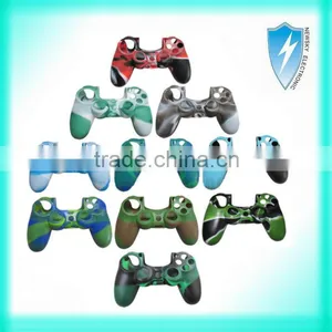 Express!Fashion Soft Silicone Case for Sony PS4 Controller-Camouflage Color thumbnail-1