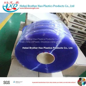 Food Grade Freezer Flexible Glass Clear Vinyl Plastic PVC Door Curtain Strip thumbnail-3