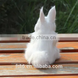 Rabbit Make Fur Life Size Animal Replica Easter Bunny Carrot Doll thumbnail-3