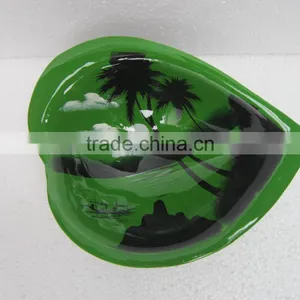 Leaf Shape Lacquer Bowl Made in Vietnam thumbnail-2
