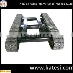 1 to 3 Ton Rubber Track Undercarriage/track Chassis thumbnail-1