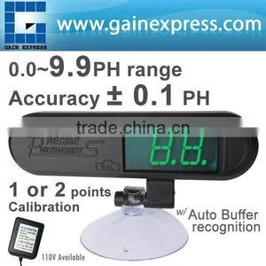 LCD Display pH Aquarium Monitor 0~9.9 Range Auto Buffer Recognition +/-0.1pH Accuracy thumbnail-1