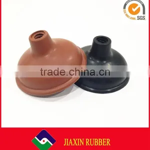 4" Colored Toilet Plunger With 18" Wooden Handle Rubber Plunger for Toilet thumbnail-2
