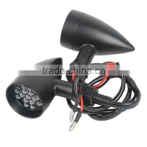 Motorbike LED Mini Turn Signal Light For Sporster Softail Bobber Customer thumbnail-1
