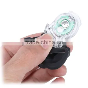 2pcs Portable Bicycle Lights Bike Head Front Rear Wheel LED Cycling Silicone Warning Flash Light thumbnail-4