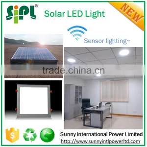15W Solar Panel Green Power Indoor House Lighting Flat LED Panel Day & Night Light thumbnail-1