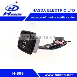 Waterproof Marine Square Stereo MP3 Player , Bluetooth for Motorcycle Boat Yatch thumbnail-1