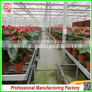 China Commercial Large Span Garden Greenhouse for Sale With Drip Irragation System thumbnail-6