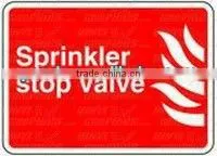 Sprinkler Stop Valve Safety Sticker thumbnail-1