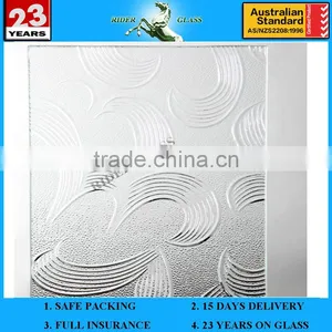4-19mm AM-23 Decorative Acid Etched Frosted Art Architectural Glass thumbnail-1