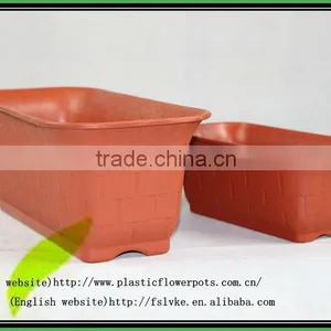 Plastic Pot, Rectangular Planter, Plastic Flower Pot thumbnail-2