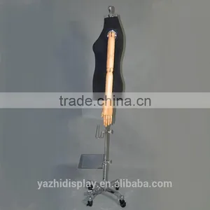 Full-body Tailors Dummy Female Mannequin With Wooden Arm for Wedding Dress Display thumbnail-2