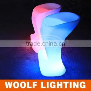 2015 Hot Led Furniture 16 Colors RGB Changing Led Ktv Bar Stool for Sale thumbnail-4