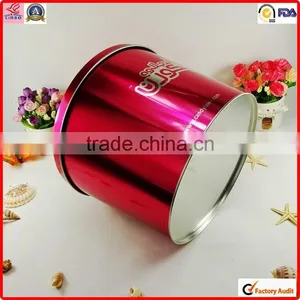 Custom Design Glossy Metal Print Popcorn Tin Packing Cans thumbnail-2