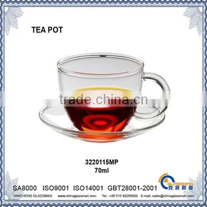 Clear Borosilicate Glass Tea Pot TC115MP thumbnail-1