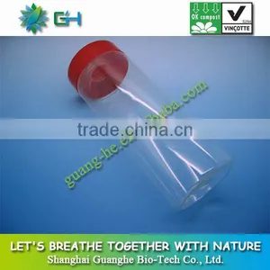 1L Environmental 100%biodegradable Clearly PLA Bottle With Lid for Shampoo thumbnail-1