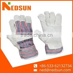 Safety Working Leather Pasted Cuff Gloves thumbnail-1