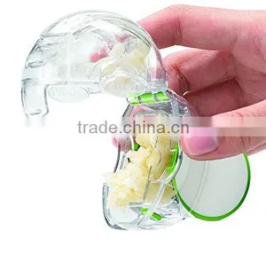 Stainless Steel Wheel Garlic Zoom Garlic Crusher Peeler Mincer Stirrer Presser Slicer thumbnail-3