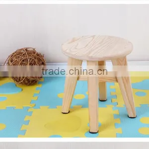 Children Favorite Mini Four Legs Christmas Use Wood Leisure Chair Hot Wholesale thumbnail-2