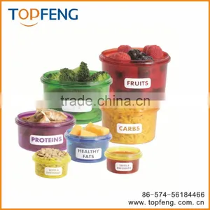 Portion Control Container 7pcs, Keep Fresh Contianer/box, Food Storage Containers,storage Box Set of 7,microwave Container thumbnail-1