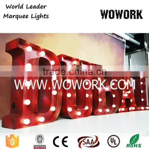 LED Lighted Marquee Letter Metal Alphabet Letter thumbnail-3