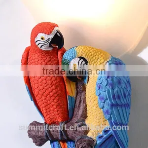 Resin Parrot Animal Shaped Wall Lamps for Home thumbnail-2