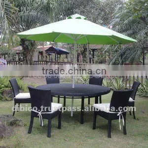 Outdoor Furniture Rattan Dining Table Set thumbnail-1
