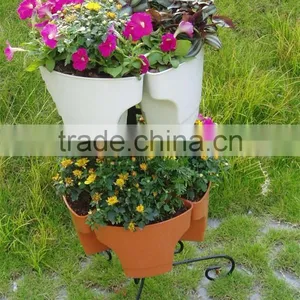 Hanging Plastic Stackable Flower Pots thumbnail-1