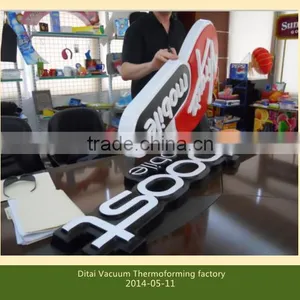 Vacuum Thermoforming Plastic Advertising Light Box Billboard thumbnail-1