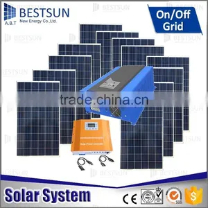 BESTSUN 12000w Solar Panel Kit 6KW 8KW Roof Mounted Solar Pannel System/solar Panel Kit 12kw thumbnail-1