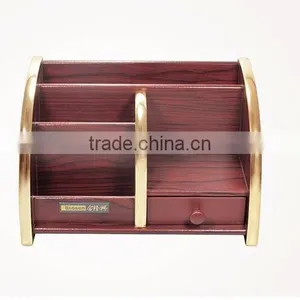 High Quality Handmade Multi-functional Wooden Pen Container thumbnail-2