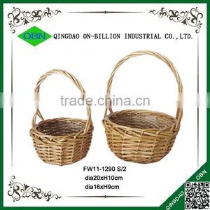 Bulk Wicker Woven Gift Basket Antique Willow Handle Basket for Sale thumbnail-3