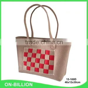 New Promotional Women Shoulder Handmade Felt Bag thumbnail-1