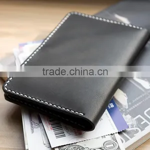 Simple Style Passport Cover Passport Holder Crazy Horse Leather Travel Wallet thumbnail-1