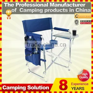 Lightweight Aluminum Folding Director Chair for Camping Fishing thumbnail-1
