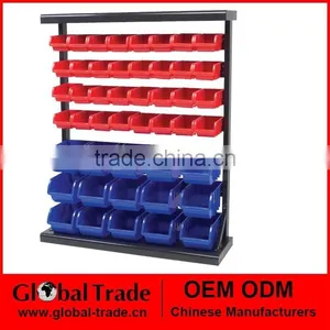 Half Bulk Bin Storage Rack.Plastic Wall Mounted Storage Bins Rack Board Bin.T0012 thumbnail-1