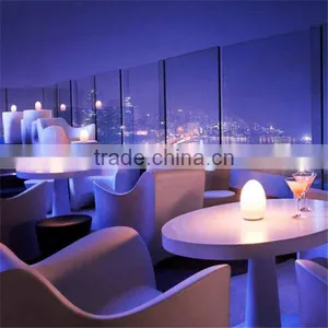 Modern Luminous Egg Shape LED Table Light Lamp With Rechargeable Battery thumbnail-5