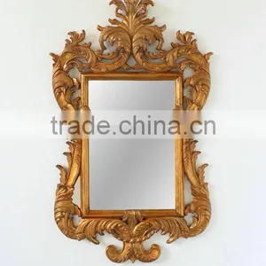 Hand-carved Console Mirror For Living Room Decoration thumbnail-6