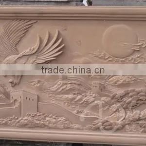 Outdoor Garden Decoration Stone Carving Dragon Marble Relief Sculpture thumbnail-5