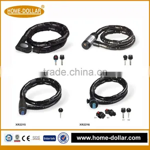 Pvc Bracket With Keyring Bicycle Chain Lock Safety Bike Cable Lock Bicycle Lock thumbnail-2