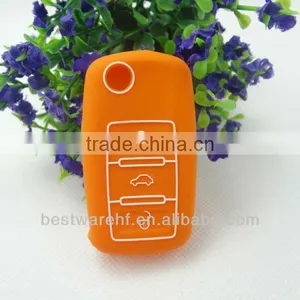 Fashion 2010 2013 Fob Smart Volkswagen 3 Buttons EOS,Loungyee,car Key Cover Jackets.remote Key Cover Case thumbnail-2