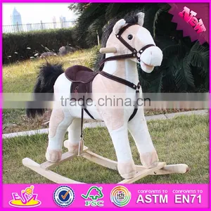 В продаже деревянная качалка для малышей в новом дизайне 2017 года W16D068 thumbnail-3