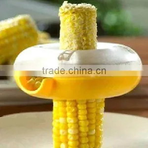 One-Step Corn Peeler Thresher Tool Kitchen Cob Kerneler Cutter Stripper Remover thumbnail-1