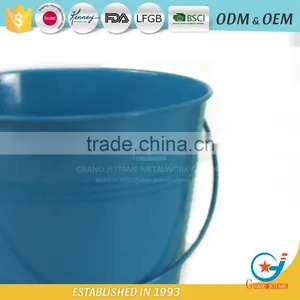 Garden Unique Powder Coated Metal Colorful Flower Pots Colorful Plant Pots thumbnail-6