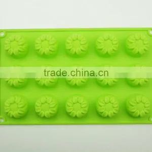 1192 15 Pcs Roses Shaped Silicone Chocolate Mould and Mold thumbnail-4
