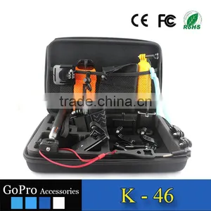 Hot Selling Cheap 19 in 1 Kit Used for Gopros Heros 4 Accessories Set of Action Camera Cases thumbnail-3