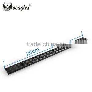 Oeagles D0257 Picatinny Rail 10 Inch Rail Weaver Adaptor Hunting Accessories Extend Parts for Scope Mount thumbnail-1